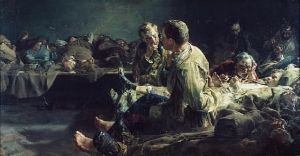 Reprodukcja Śmierć na etapie Jacek Malczewski
