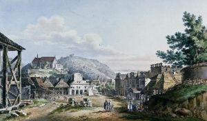 Reprodukcja Kazimierz. Widok rynku w Kazimierzu Zygmunt Vogel