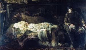Reprodukcja Śmierć Ellenai Jacek Malczewski