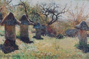 Reprodukcja Ule na Ukrainie Jan Stanisławski