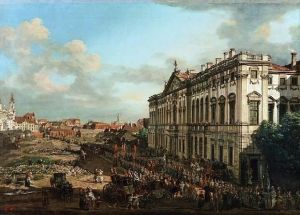 Reprodukcja Plac Krasińskich Bernardo Bellotto zw. Canaletto