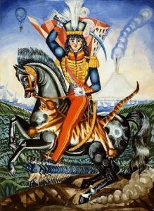 Reprodukcja Lucjan Murat król Neapolu Zygmunt Waliszewski