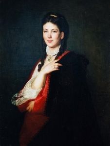 Reprodukcja Portret pasierbicy artysty Leonii Blühdorn Henryk Rodakowski