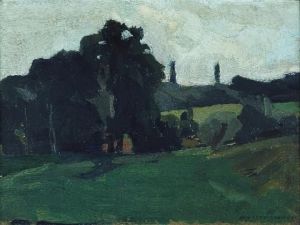 Reprodukcja Pejzaż Jan Stanisławski