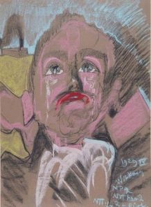 Reprodukcja Portret Andrzeja Rybickiego Stanisław Ignacy Witkiewicz Witkacy