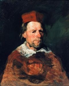 Reprodukcja Mężczyzna w birecie Piotr Michałowski