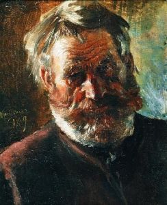 Reprodukcja Głowa starca Leon Wyczółkowski