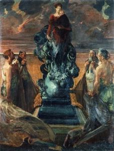 Reprodukcja Kobieta z dzieckiem  Jacek Malczewski