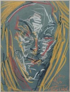 Reprodukcja Portret Heleny Białynickiej Biruli  Stanisław Ignacy Witkiewicz Witkacy