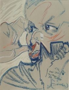 Reprodukcja Portret Michała Choromańskiego Stanisław Ignacy Witkiewicz Witkacy