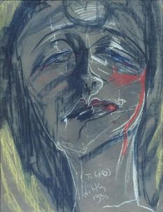 Reprodukcja Portret kobiety Stanisław Ignacy Witkiewicz Witkacy