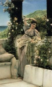 Reprodukcja Thou Rose of All the Roses\' 1885 Lawrence Alma Tadema