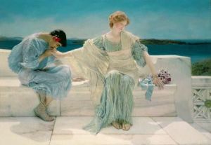 Reprodukcja Ask me no more 1906 Lawrence Alma Tadema