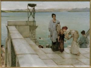 Reprodukcja The Kiss 1891 Lawrence Alma Tadema