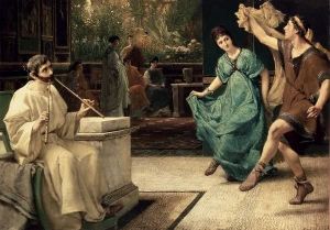 Reprodukcja A Roman Dance 1866 Lawrence Alma Tadema