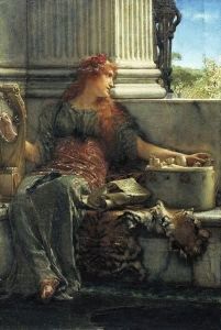 Reprodukcja Poetry 1879 Lawrence Alma Tadema