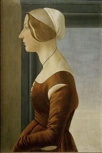 Reprodukcja Portrait of a Woman (the Beautiful Simonetta) Sandro Botticelli