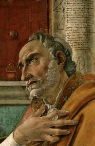 Reprodukcja Detail from St Augustine in his Study 1480 Sandro Botticelli