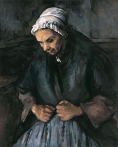 An Old Woman with a Rosary ca. 1896 Paul Cézanne