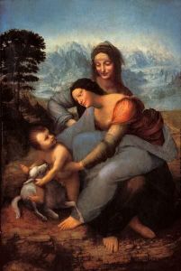 Reprodukcja Virgin and Child with St Anne ca. 1510 Leonardo da Vinci