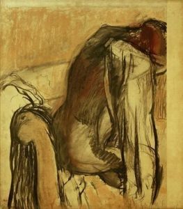 Reprodukcja After the Bath 19057 (gouache) Edgar Degas