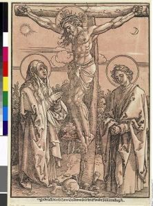 Reprodukcja Christus am Kreuz zwischen Maria und Johannes Albrecht Dürer