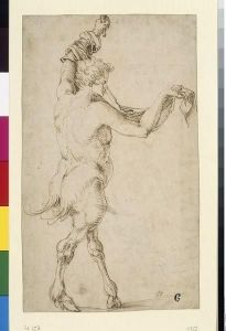 Reprodukcja Satyr in Rückenansicht Albrecht Dürer