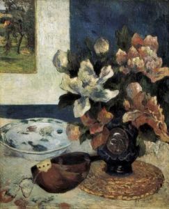 Reprodukcja Still Life with a Mandolin 1885 Paul Gauguin
