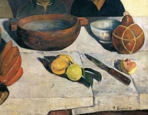 Reprodukcja The Meal or The Bananas 1891 Paul Gauguin