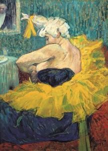 Reprodukcja The Clowness ChaUKao 1895 Henri de Toulouse Lautrec