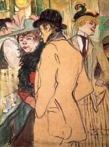 Reprodukcja Alfred la Guigne 1894 Henri de Toulouse Lautrec