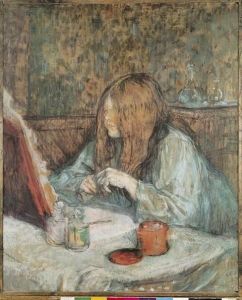 Reprodukcja Madame Poupoule at her Toilet 1898 Henri de Toulouse Lautrec