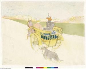Reprodukcja Partie de campagne Henri de Toulouse Lautrec