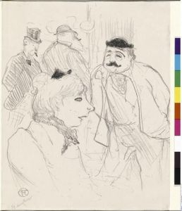 Reprodukcja La Tige MoulinRouge Henri de Toulouse Lautrec