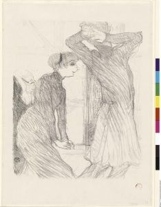 Reprodukcja LugnéPoé et Baldy dans Audessus des Forces Humainee Henri de Toulouse Lautrec