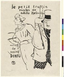 Reprodukcja Le petit trottin Henri de Toulouse Lautrec