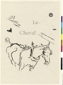 Reprodukcja Le Cheval Henri de Toulouse Lautrec