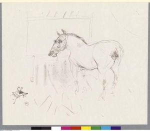 Reprodukcja Le petit poney de Calm_se Henri de Toulouse Lautrec