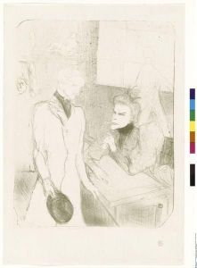 Reprodukcja Brand_s et le Bargy dans Cabotins Henri de Toulouse Lautrec