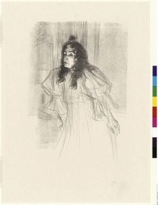 Reprodukcja Miss May Belfort en cheveux Henri de Toulouse Lautrec