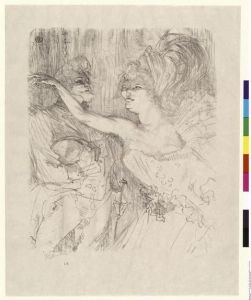 Reprodukcja Guy et Mealy dans Paris qui marche Henri de Toulouse Lautrec