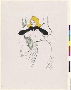 Reprodukcja (nach) Yvette Guilbert Illustr. Henri de Toulouse Lautrec