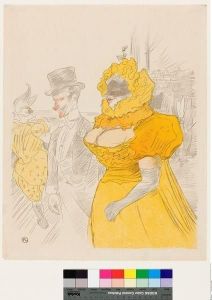 Reprodukcja Bal des étudiants de Bordeaux Henri de Toulouse Lautrec