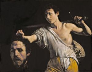 Reprodukcja David with the Head of Goliath 1606 1607 Michelangelo