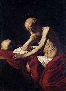 Reprodukcja Saint Jerome Penitent 1605 1606 Michelangelo