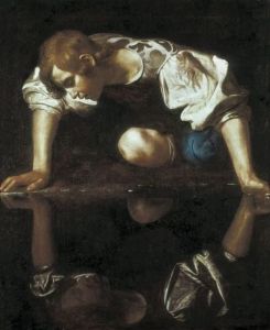 Reprodukcja Narcissus 15961598 Michelangelo