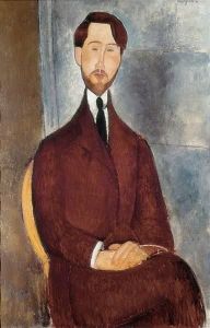 Reprodukcja Portrait of Leopoldo Zborowski 1918 Amedeo Modigliani