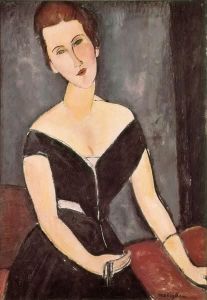 Reprodukcja Portrait of Madame Georges van Muyden 1917 Amedeo Modigliani