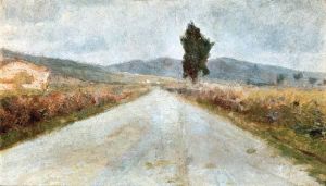 Reprodukcja The Tuscan Road ca. 1899 Amedeo Modigliani