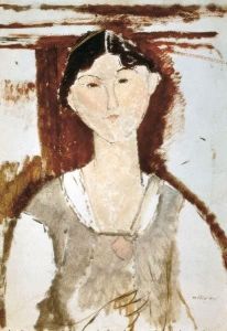 Reprodukcja Study for a Portrait of Beatrice Hastings 1915 Amedeo Modigliani